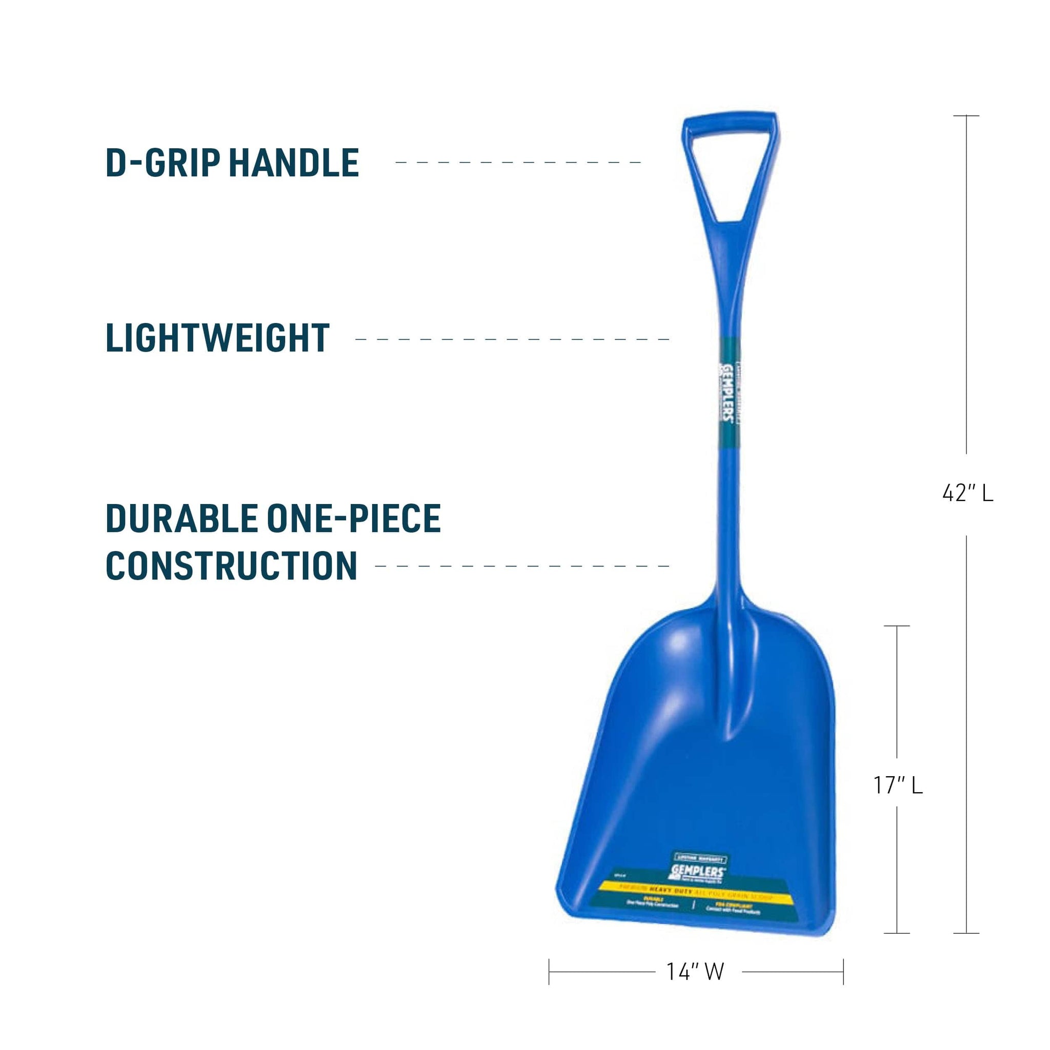 Gemplers Poly Scoop Shovel