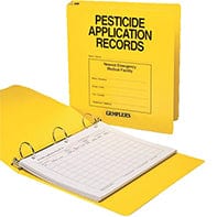 Gemplers Pesticide Application Records 3-Ring Binder
