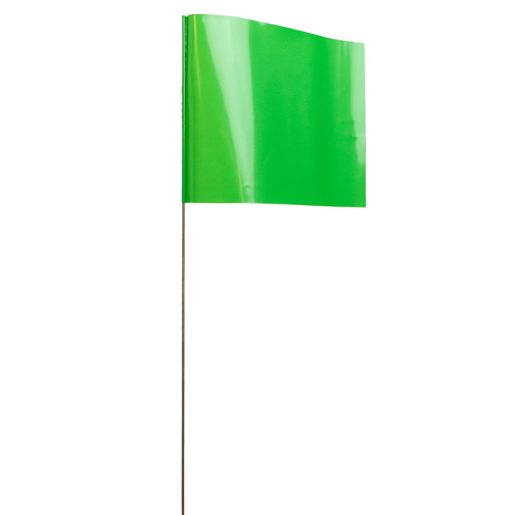 Blackburn 4" x 5" Plain High Gloss Poly Marking Flag | 100 Pack