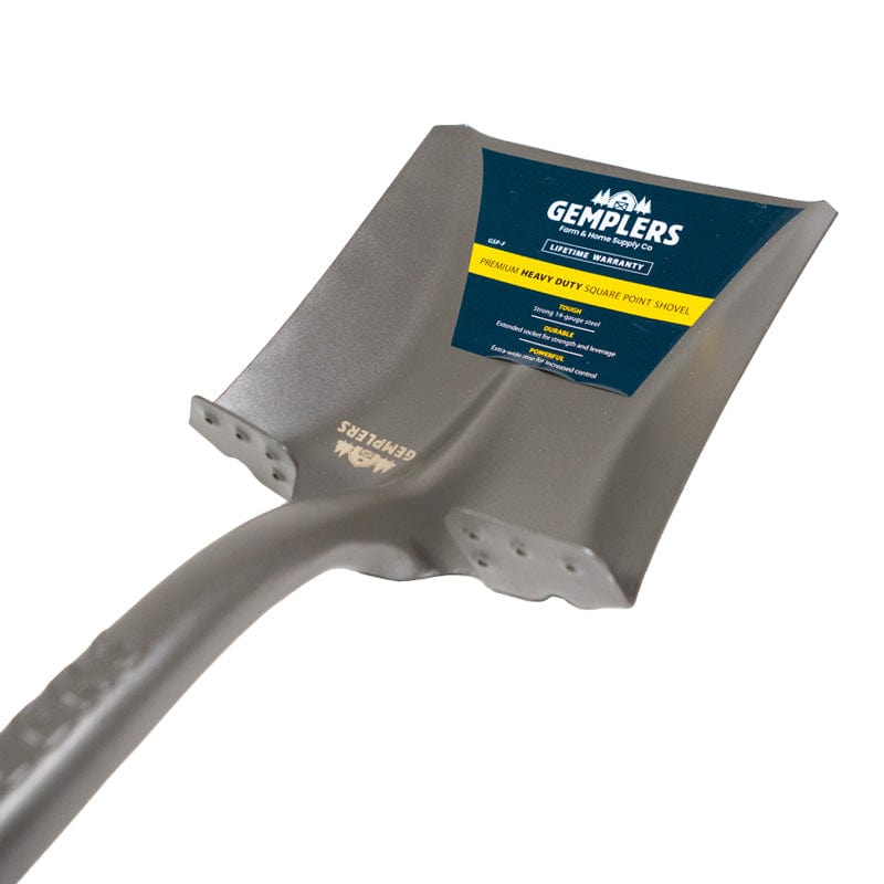Gemplers Square Point Shovel with Fiberglass Handle