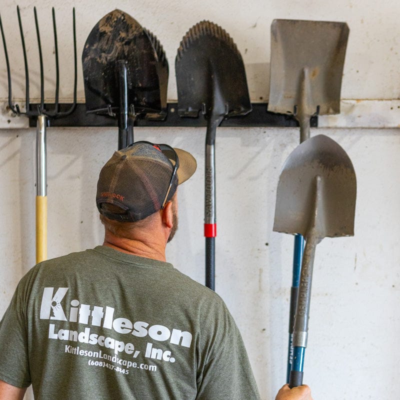 Gemplers Round Point Shovel with Fiberglass Handle