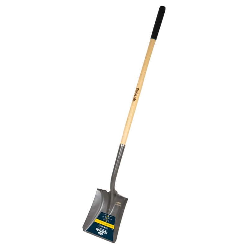 Gemplers Square Point Shovel with Wood Handle