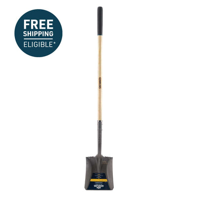 Gemplers Square Point Shovel with Wood Handle