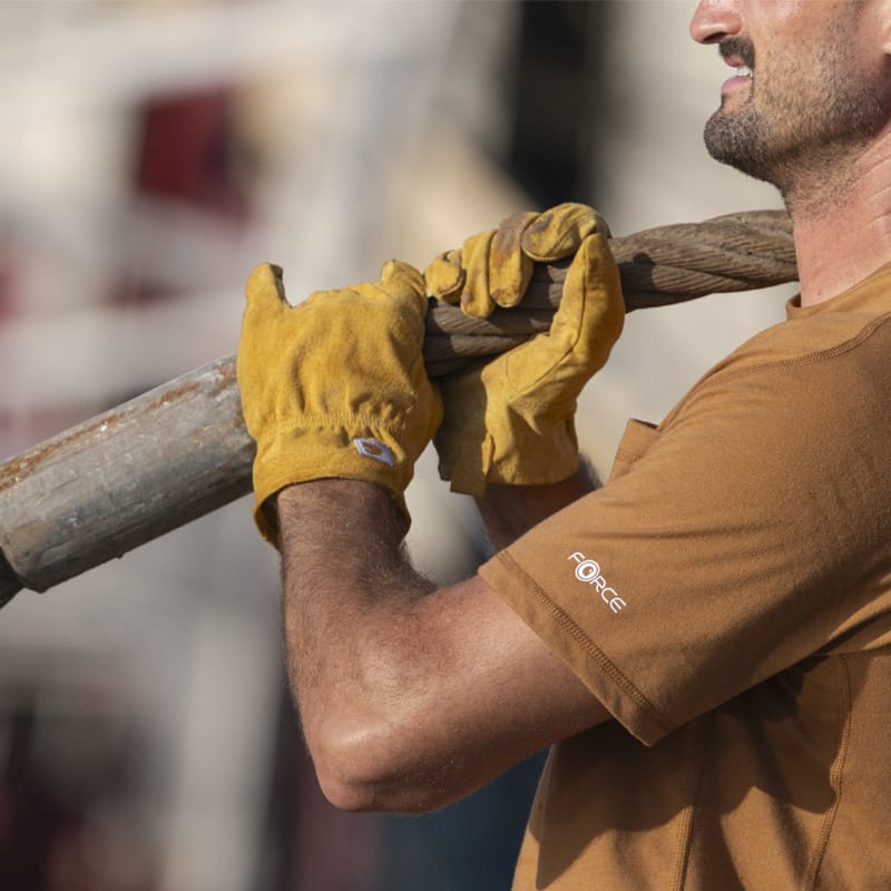 Carhartt Leather Open Cuff Gloves