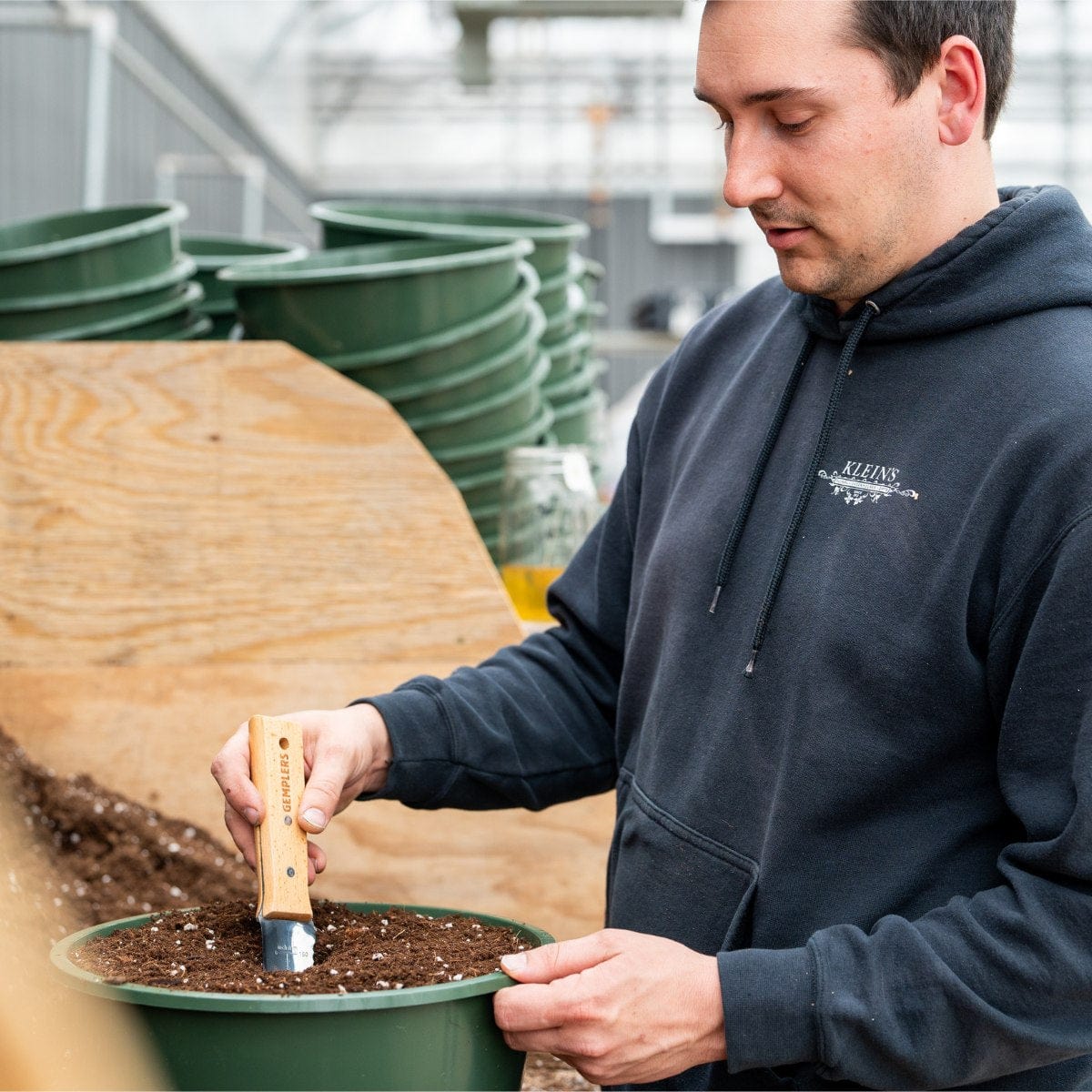 Gemplers Hori Hori Knife with Wood Handle