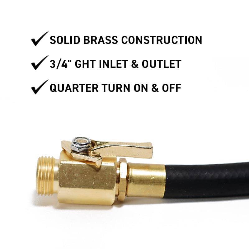 Gemplers Brass Shut Off Valve | 3 Pack