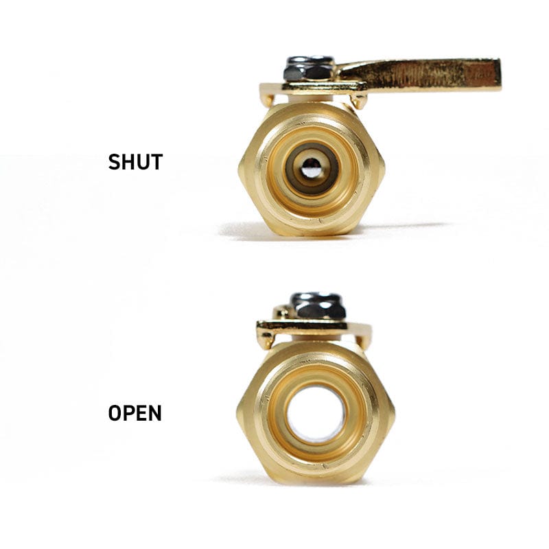 Gemplers Brass Shut Off Valve | 3 Pack