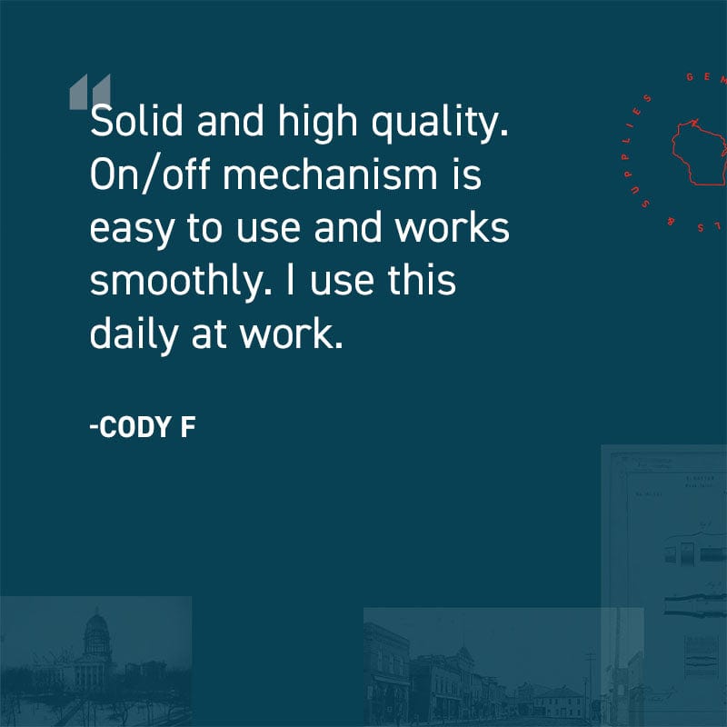 Gemplers Brass Shut Off Valve