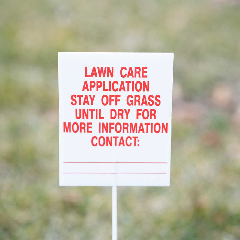 Gemplers Illinois Lawn Pesticide Application Signs