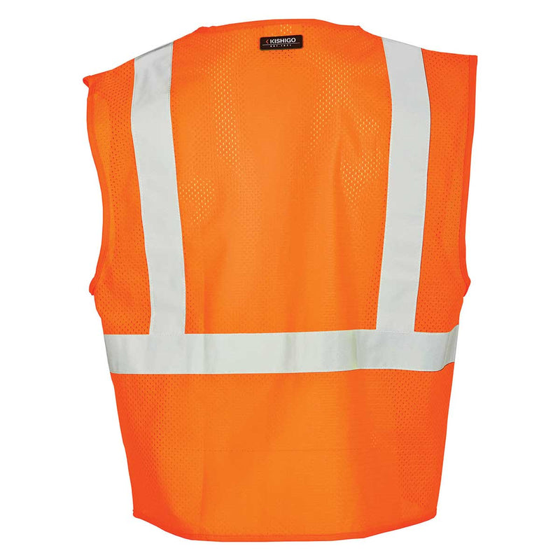 Kishigo ANSI Class 2 Ulta-Cool Mesh 3-Pocket Hi-Vis Safety Vest