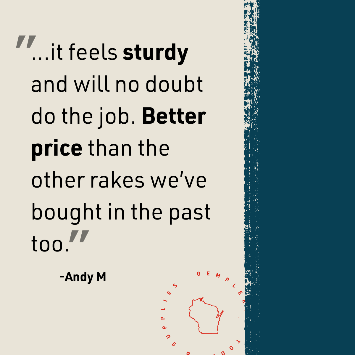 Gemplers 24" Aluminum Landscapers Rake