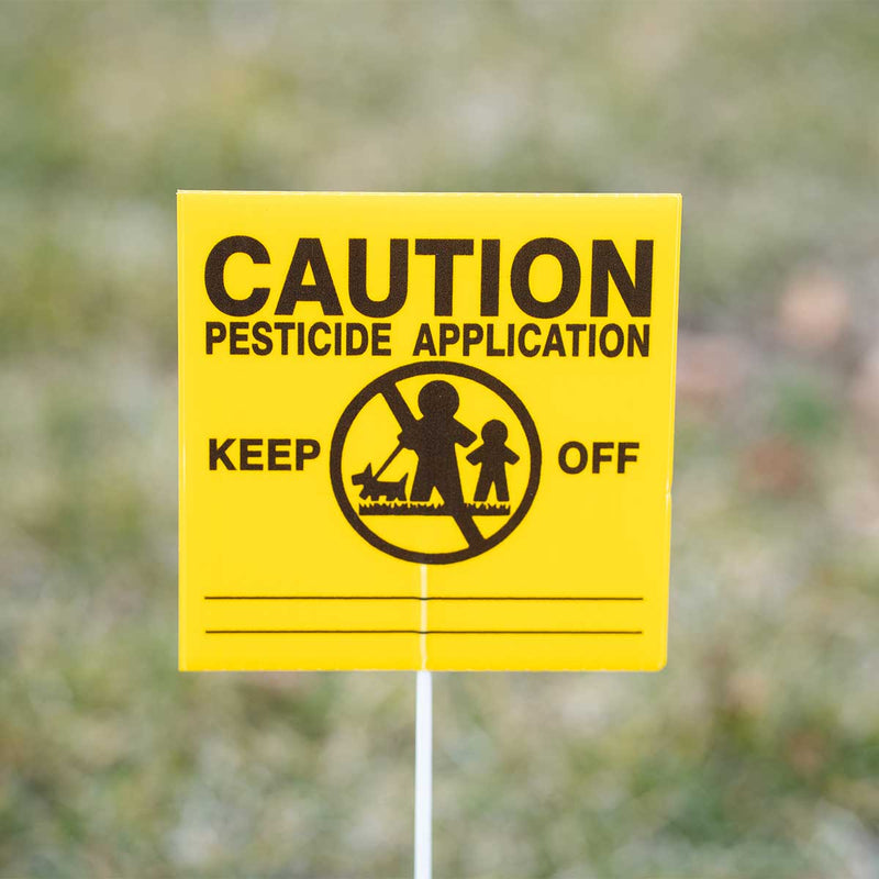 Gemplers Massachusetts Lawn Pesticide Application Signs