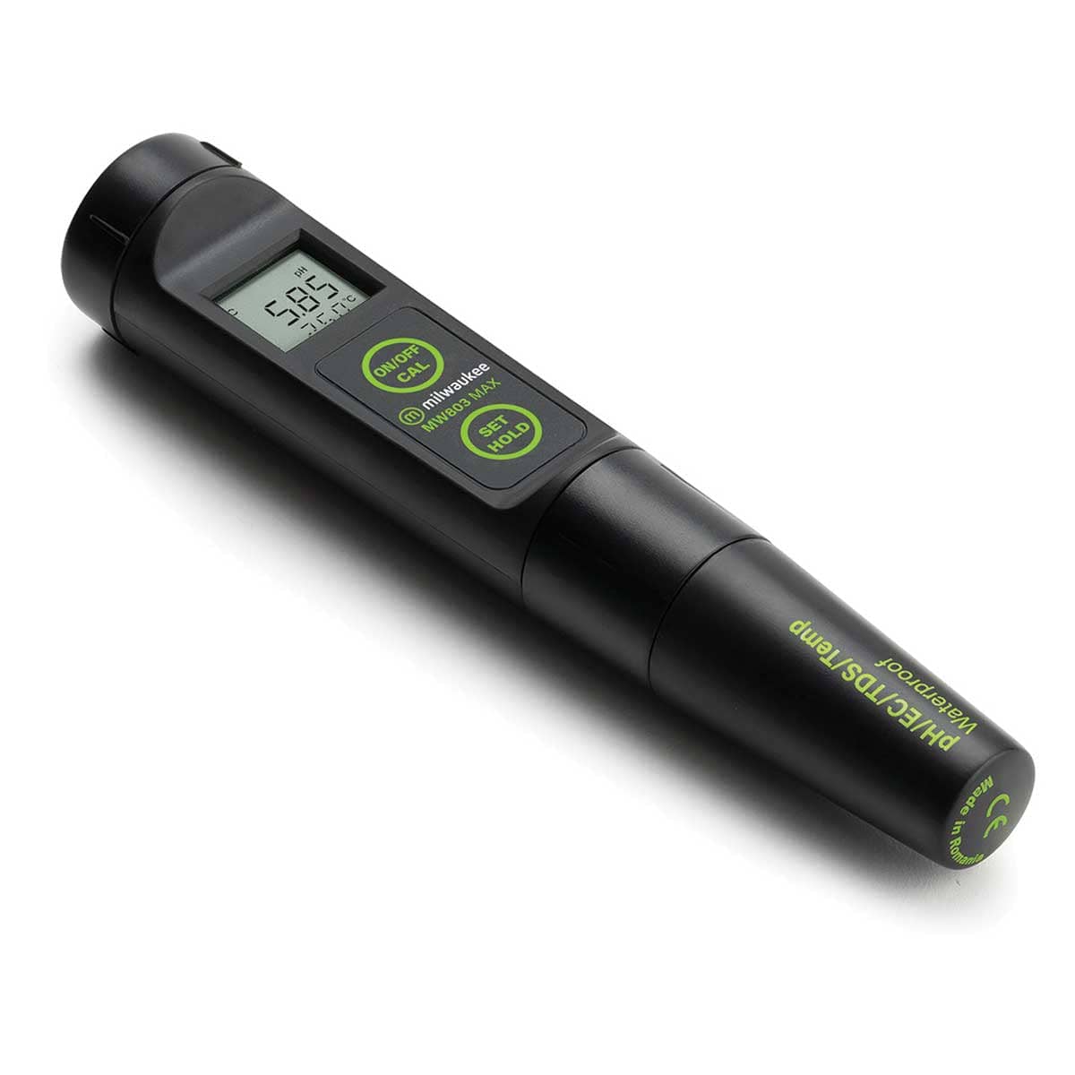 Milwaukee MW803 MAX Waterproof Low Range 4-in-1 pH/EC/TDS/Temperature Tester