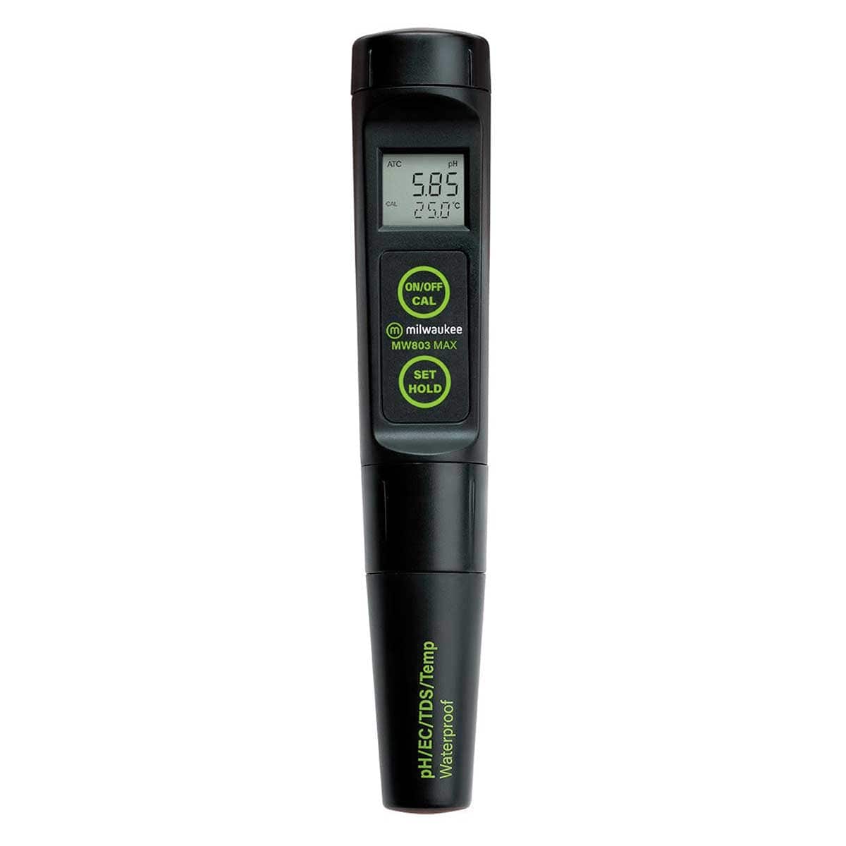 Milwaukee MW803 MAX Waterproof Low Range 4-in-1 pH/EC/TDS/Temperature Tester