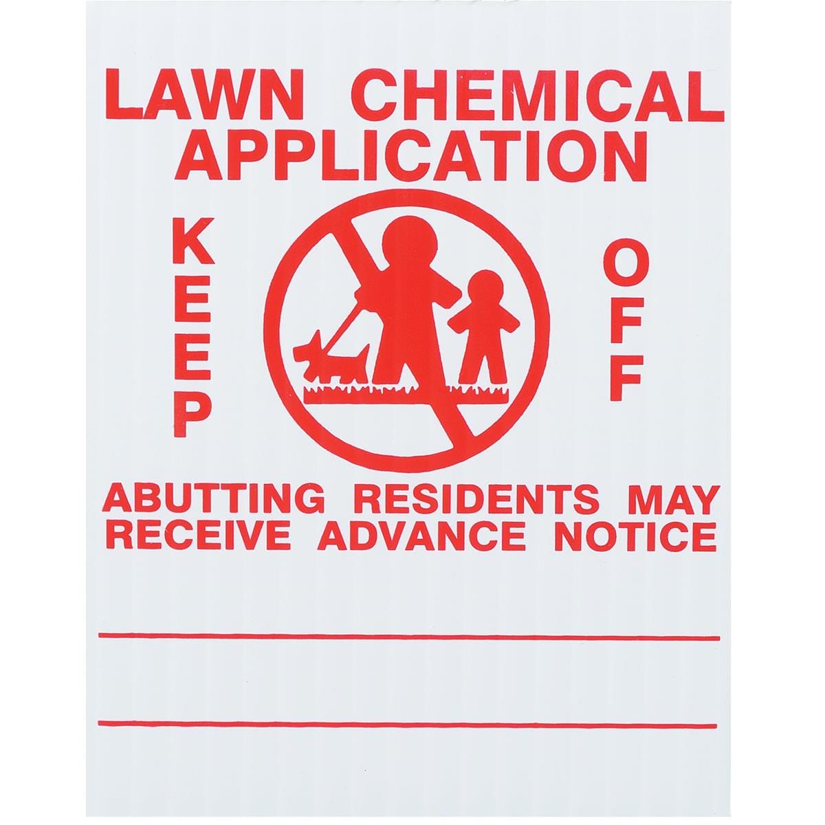Gemplers State Specific Lawn Pesticide Application Signs | 25 Pack