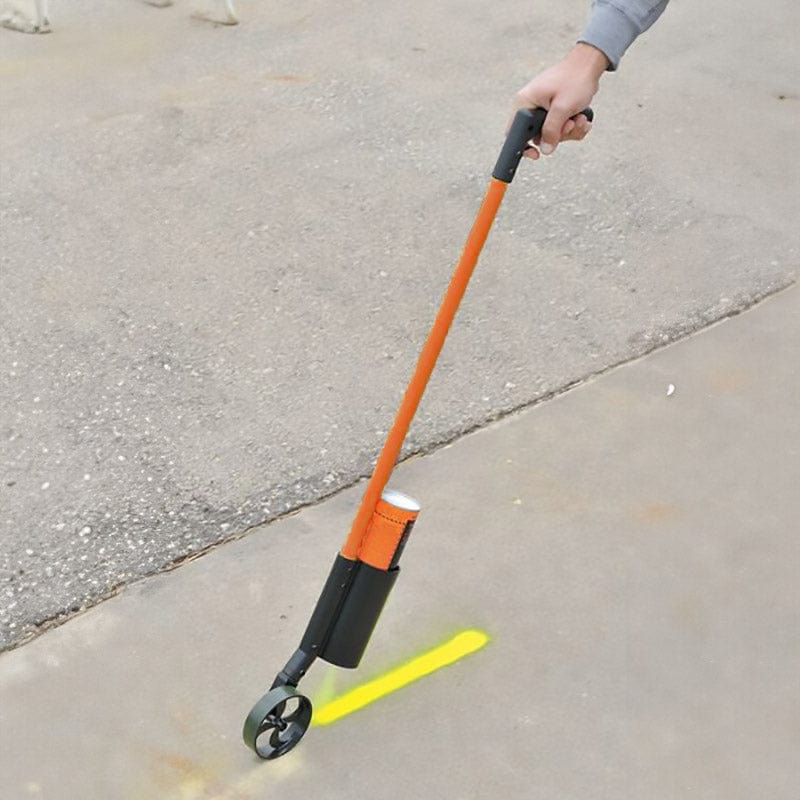 Marking Paint Applicator In Use+++Marking Paint Applicator In Use