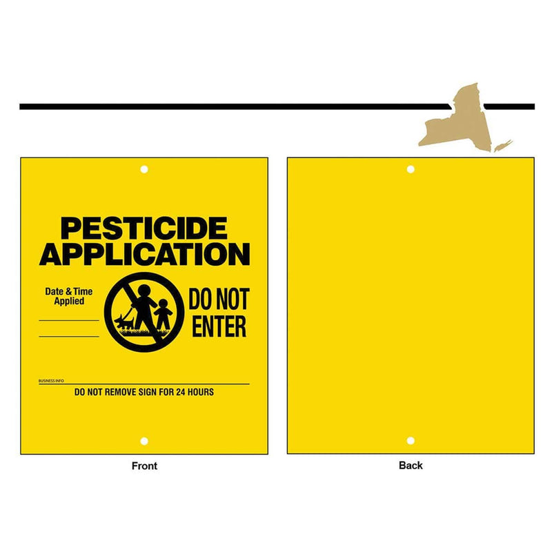 State Specific Pesticide Signs, Sign Only