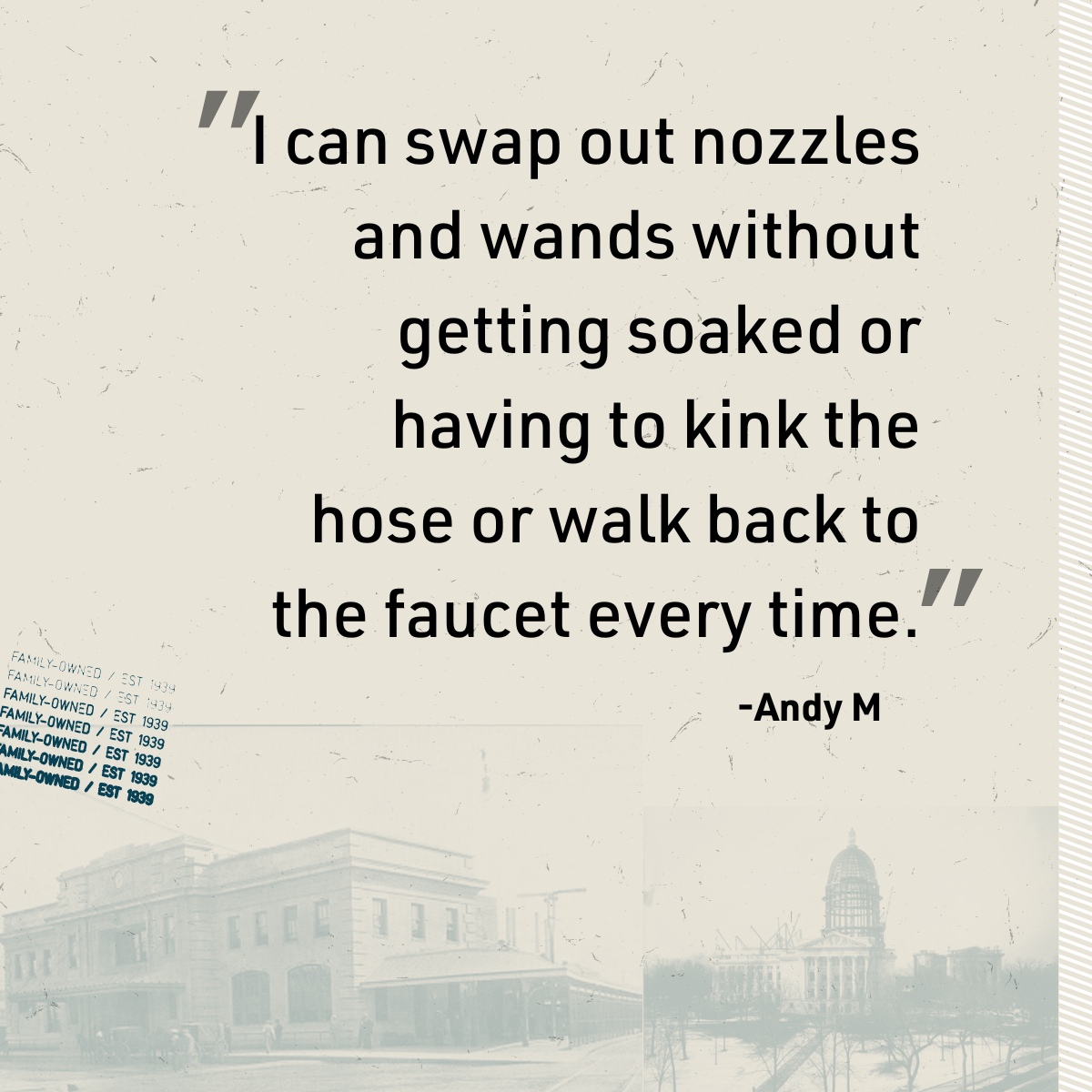 Gemplers Quick-Change Brass Hose Connector