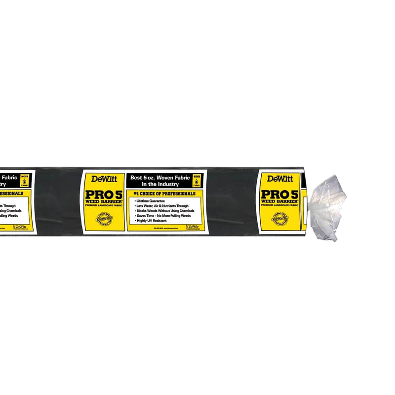dewitt plant and seed guard DeWitt P6 Pro 5 5 oz. 6 ft. x 250 ft. Commercial Landscape Weed Barrier Ground Polypropylene Fabric