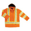 Orange Tough Duck ANSI Class 1 Cotton Duck Hi-Vis Safety Parka