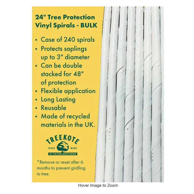Bulk Vinyl Tree Spiral Guards | 240 Pack