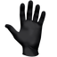 SHOWA 6112PF 4-mil Biodegradable Black Nitrile Disposable Gloves