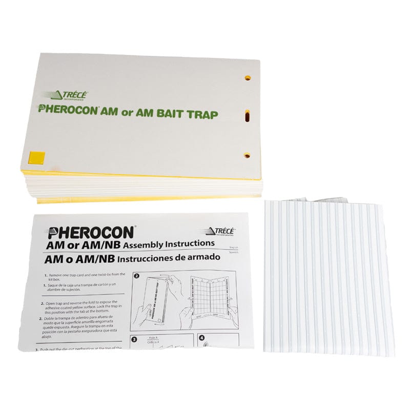 Pherocon® Baited AM Yellow Sticky Traps with Ties | Pack of 25