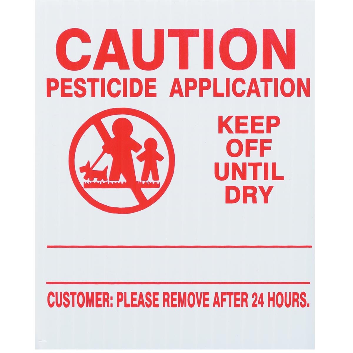 Gemplers State Specific Lawn Pesticide Application Signs | 25 Pack