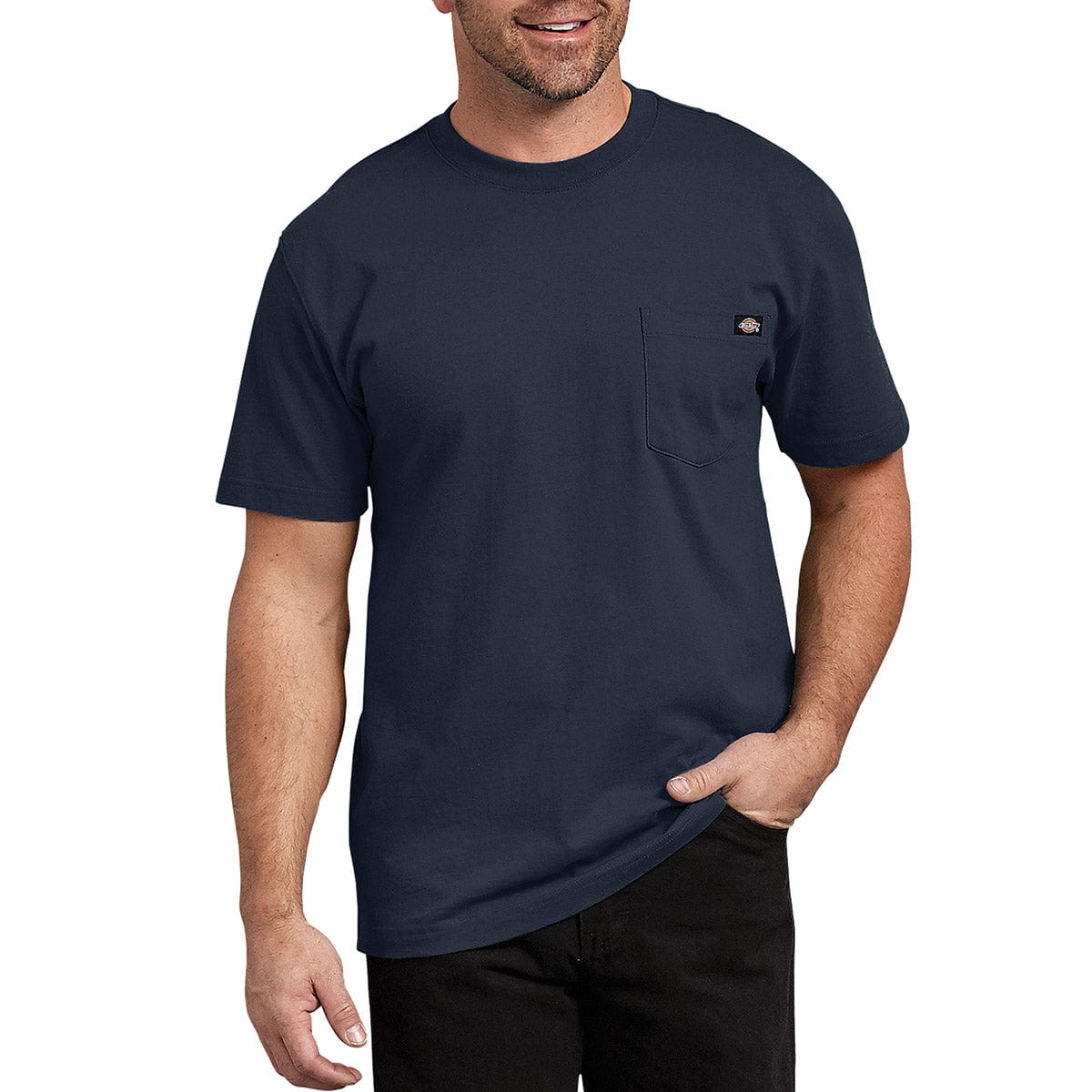 Dark Navy Dickies Short Sleeve Heavyweight T-Shirt