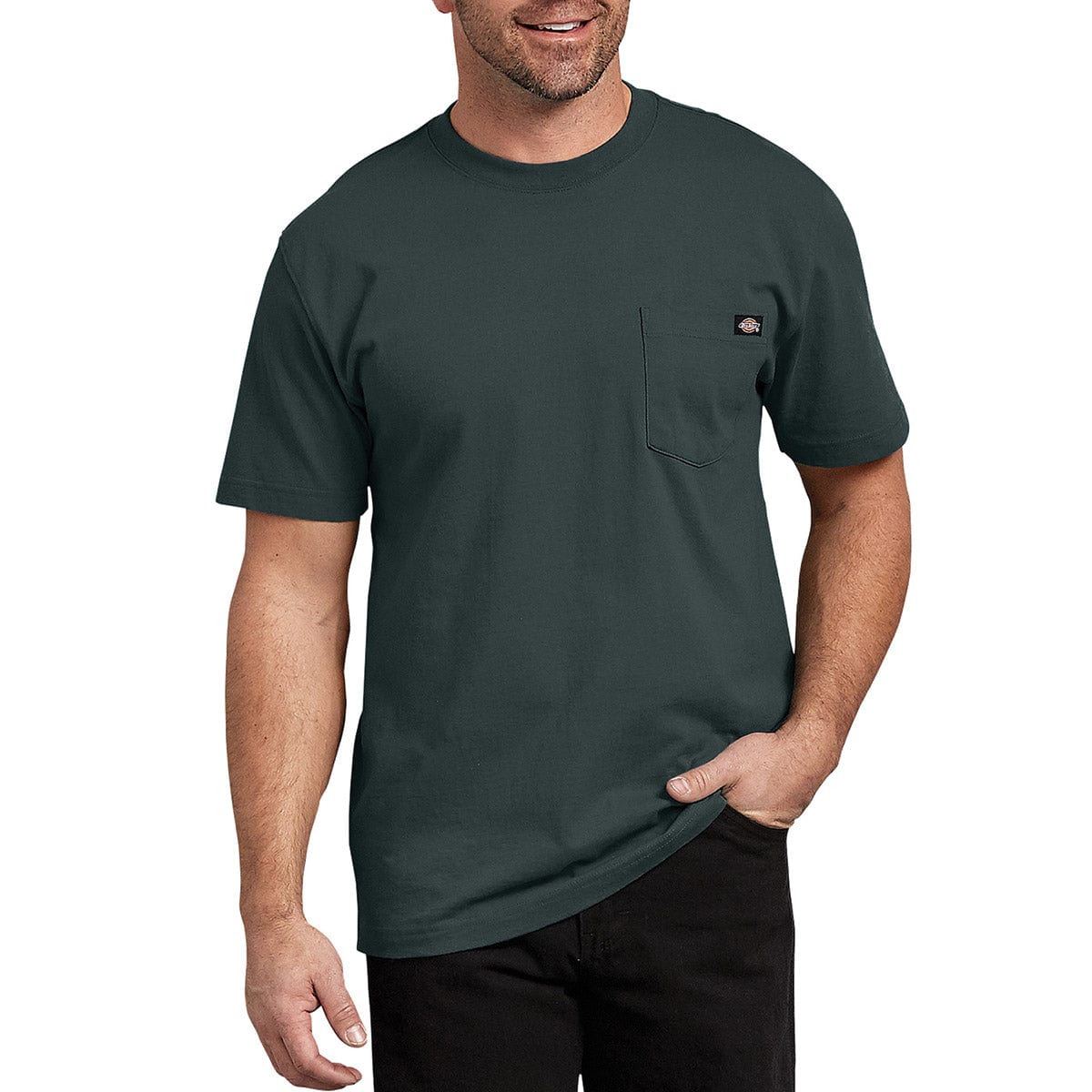 Hunter Green Dickies Short Sleeve Heavyweight T-Shirt