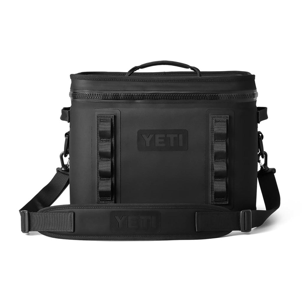 Black YETI Hopper Flip 18 Soft Sided Cooler