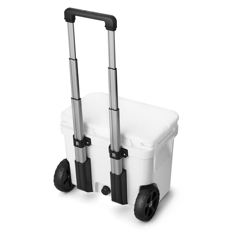 White YETI Roadie 32 Wheeled Cooler