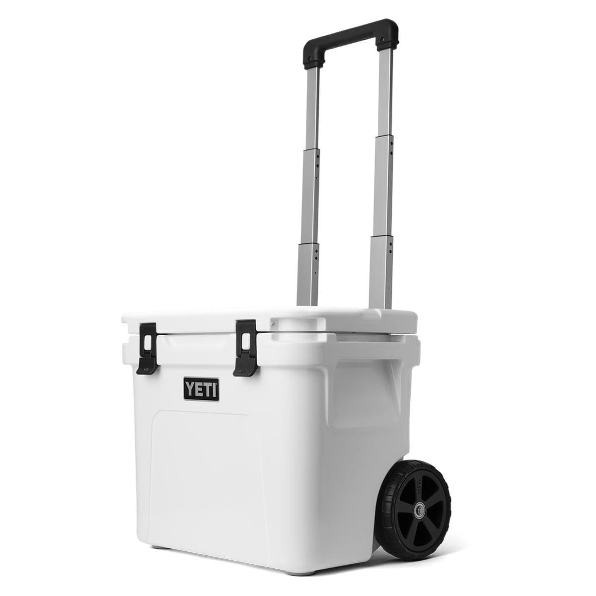 White YETI Roadie 32 Wheeled Cooler