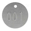 Round Numbered Aluminum Tree Tags