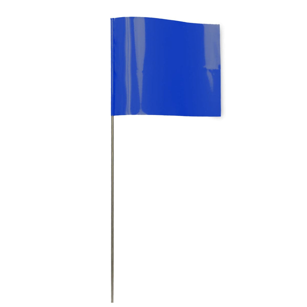 Blackburn 4" x 5" Plain High Gloss Poly Marking Flag | 100 Pack