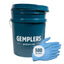 Gemplers 8-mil Disposable Nitrile Gloves | Bucket of 500 gloves
