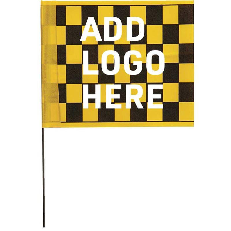 Custom 4" x 5" Patterned Vinyl Flags | 1,000 count