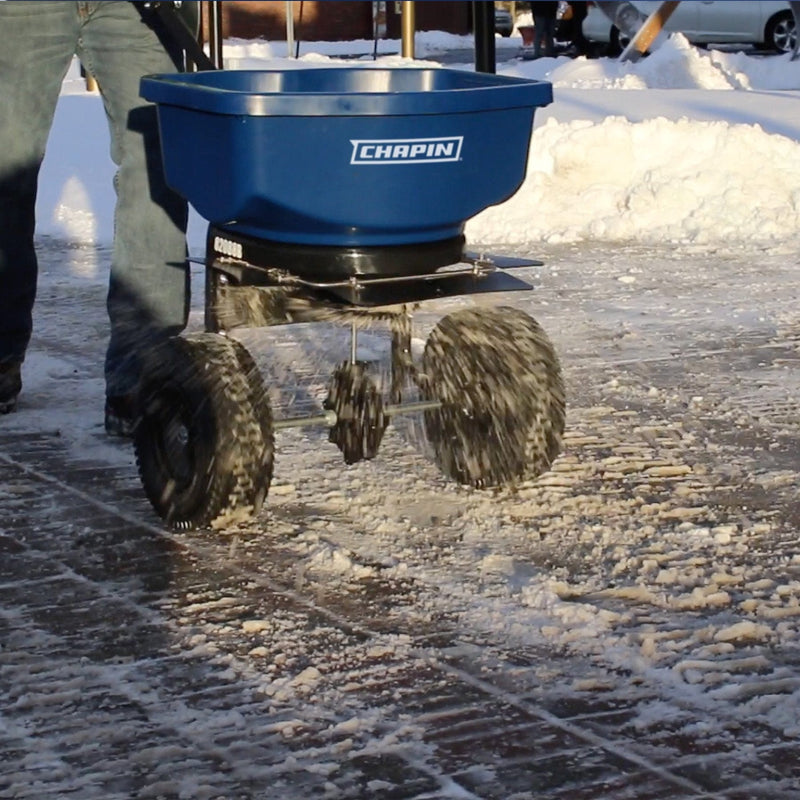 Chapin Salt and Ice Melt Spreader, 80 lbs.