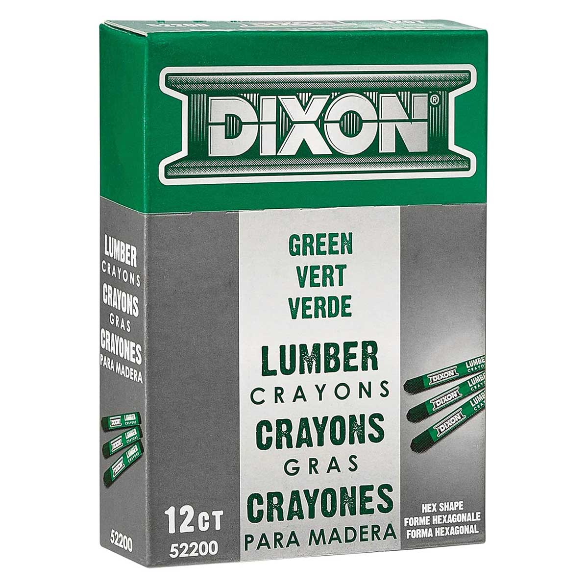 Dixon Industrial Lumber Crayons | 12 Pk
