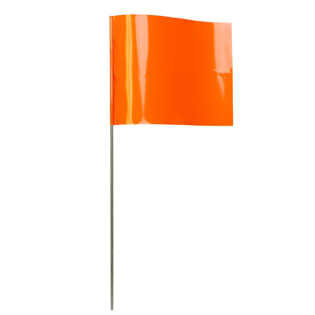 Blackburn 4" x 5" Plain High Gloss Poly Marking Flag | 100 Pack
