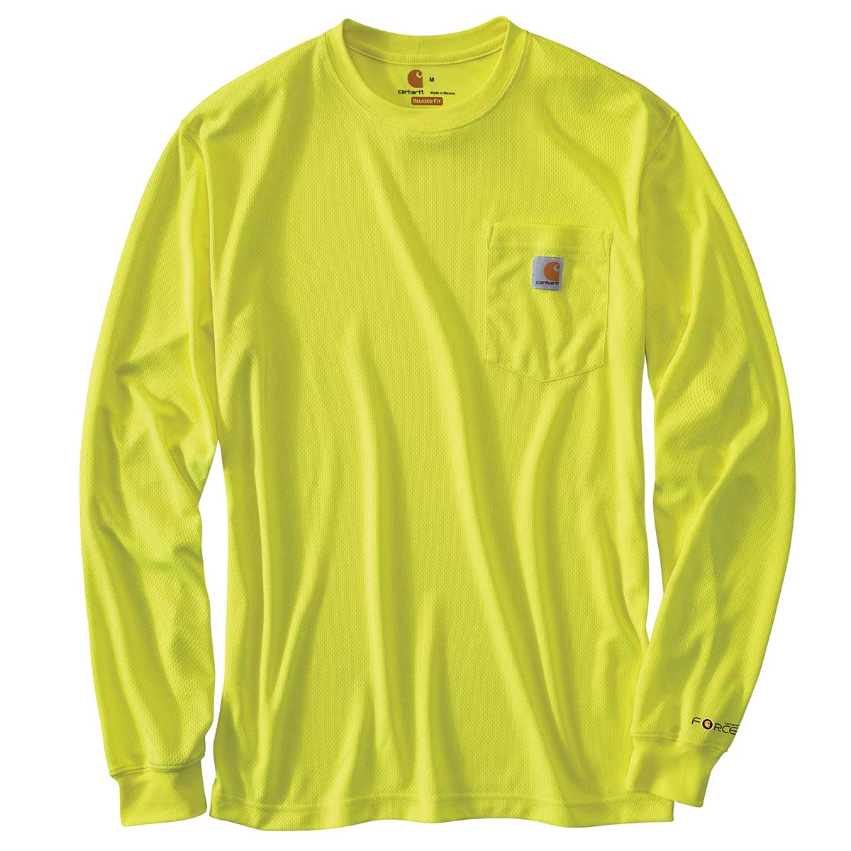 Carhartt Force 100494 Color Enhanced Hi-Vis Long-Sleeve T-Shirt