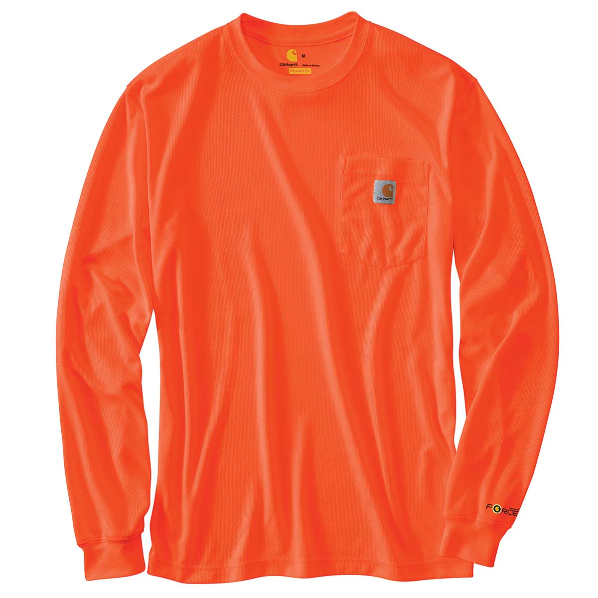 Carhartt Force 100494 Color Enhanced Hi-Vis Long-Sleeve T-Shirt
