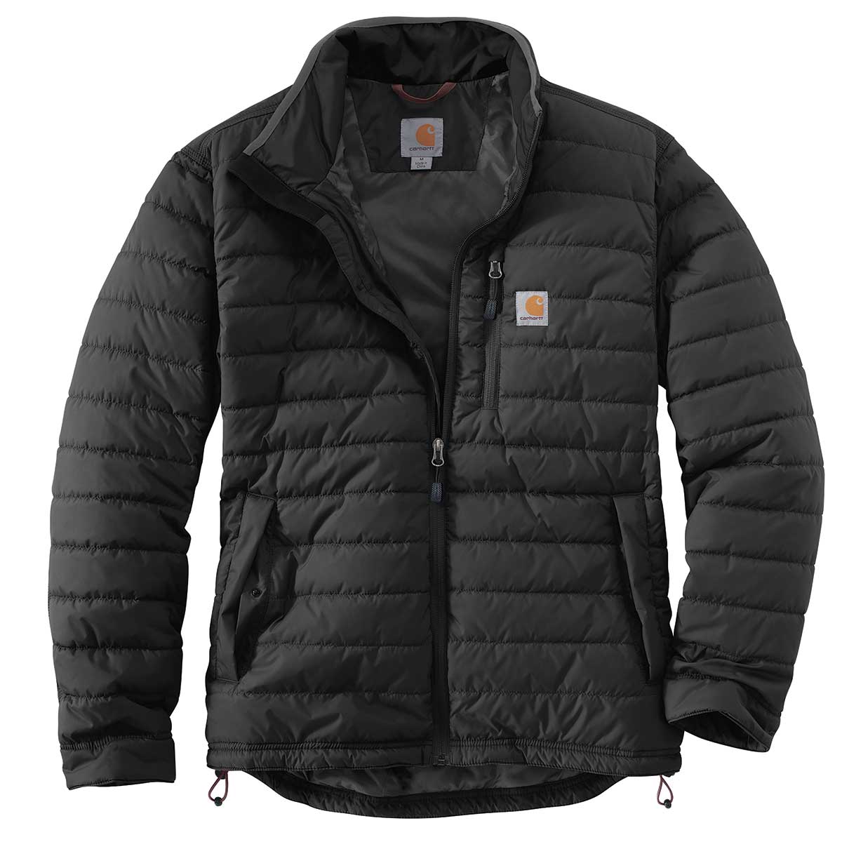 Black Carhartt Rain Defender Relaxed Fit Lightweight Insulated Jacket