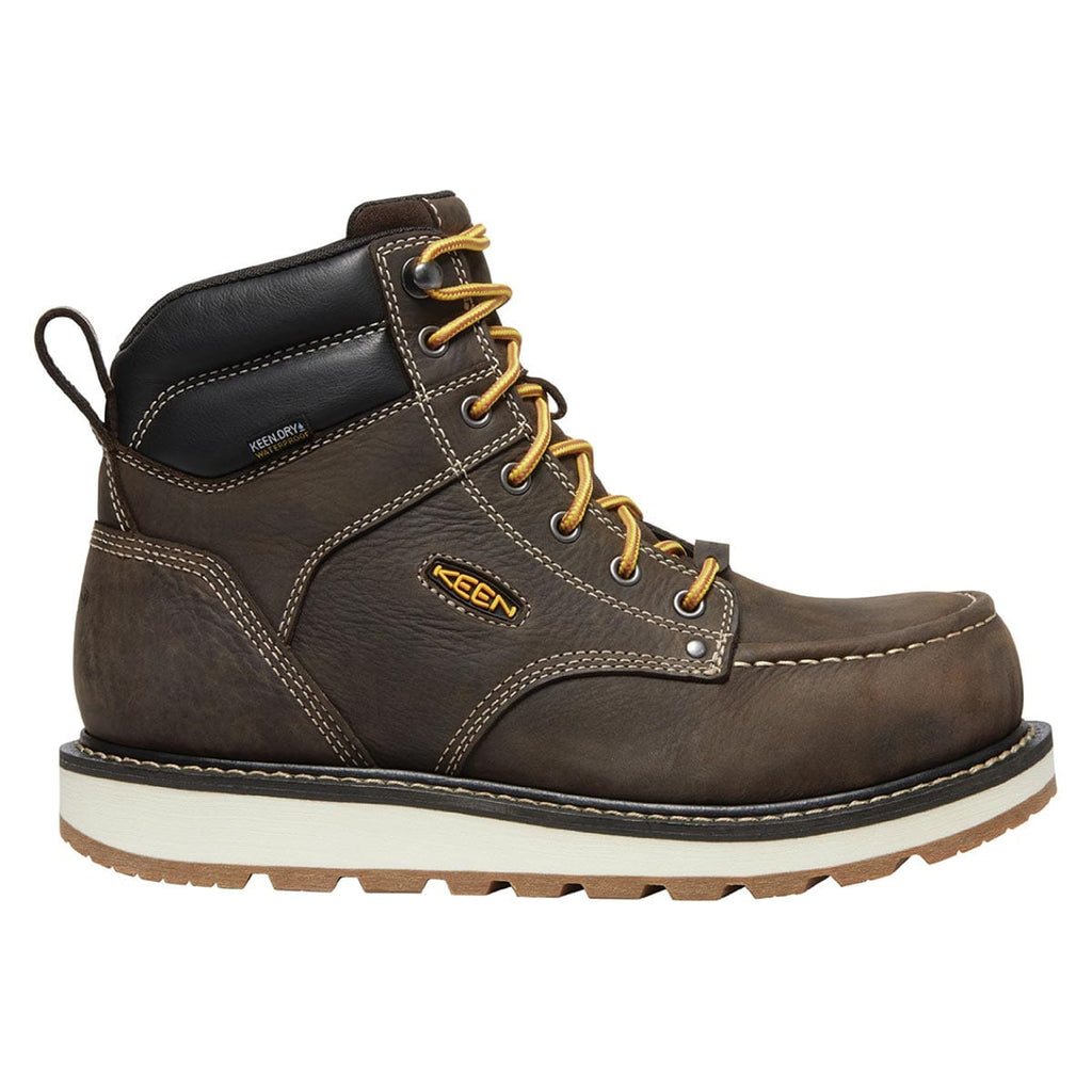 Dark Chocolate KEEN Utility Cincinnati 6" Boot Carbon Fiber Toe Work Boots