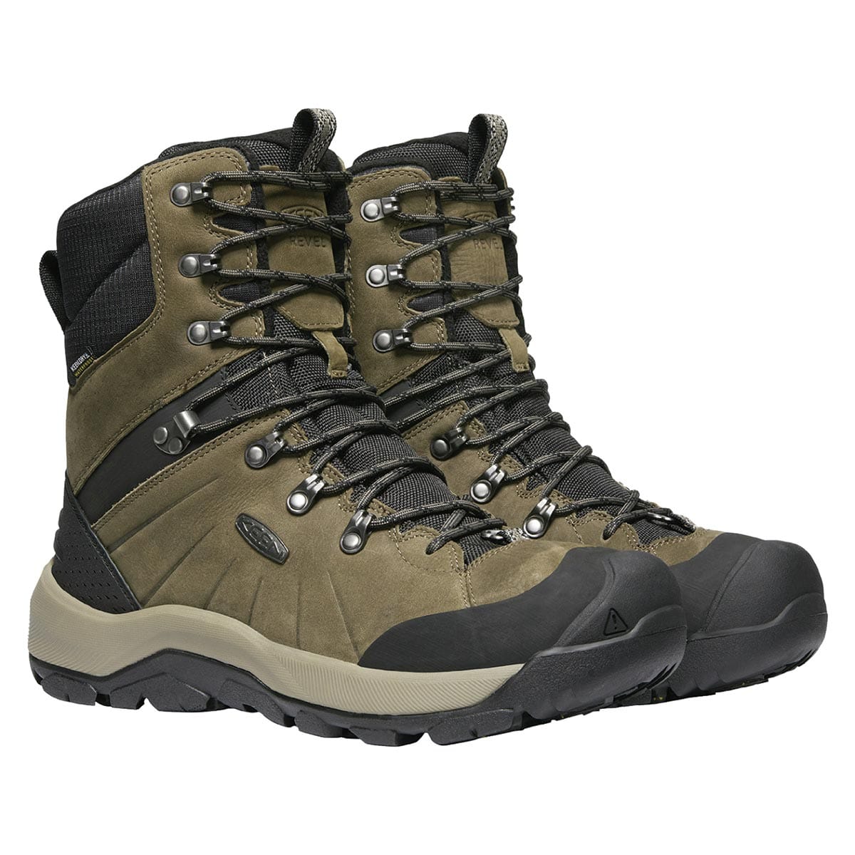 Canteen/Black KEEN Revel IV High Polar Boots