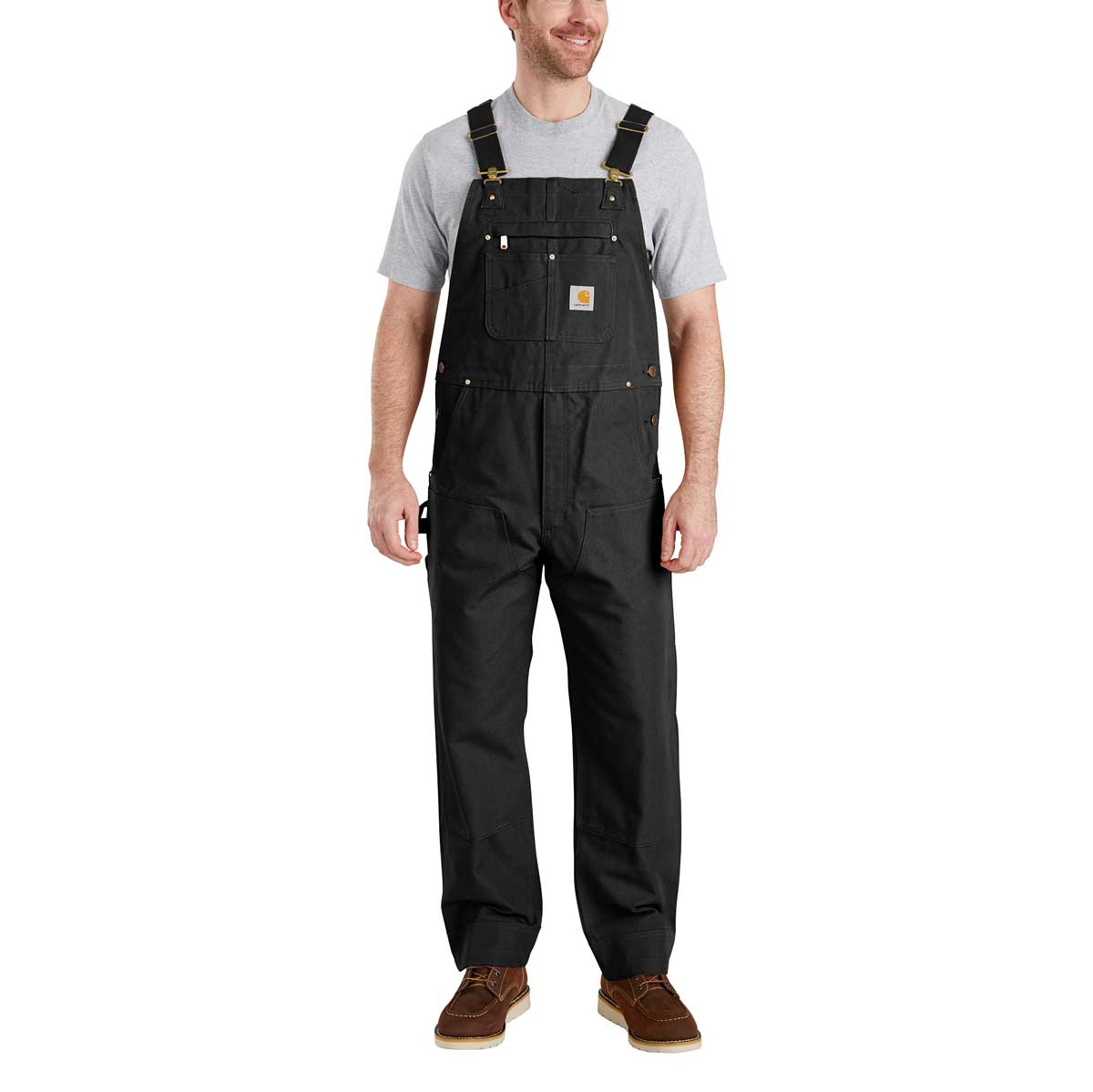Carhartt Men's Duck Bib Overall Black Gemplers