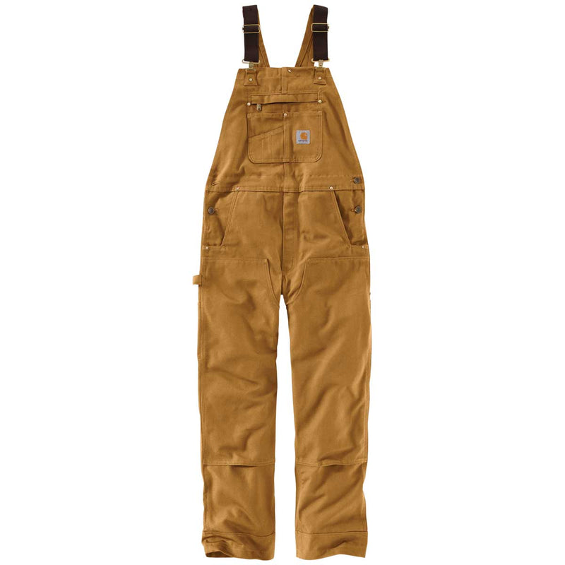 Carhartt Men's Duck Bib Overall Brown Gemplers - Main Image