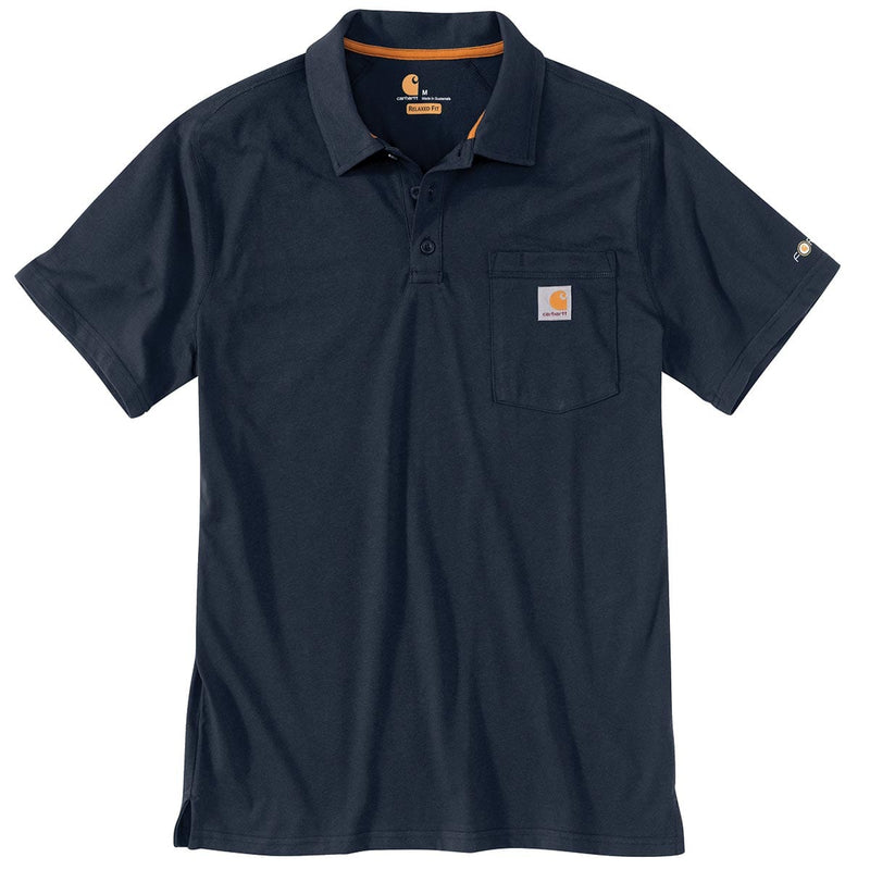 Carhartt Men's Force Relaxed Fit Midweight Short-Sleeve Pocket Polo Shirt