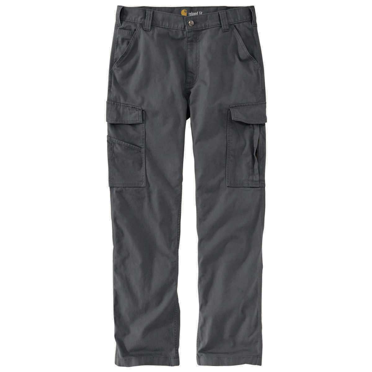 Shadow Carhartt Men's Rugged Flex Relaxed Fit Canvas Cargo Work Pant