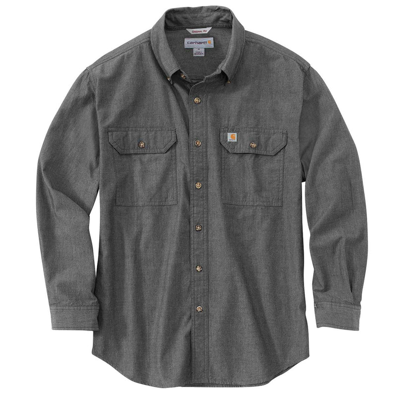 Carhartt Men's Loose Fit Midweight Chambray Long-Sleeve Shirt Carhartt Men's Loose Fit Midweight Chambray Long-Sleeve Shirt
